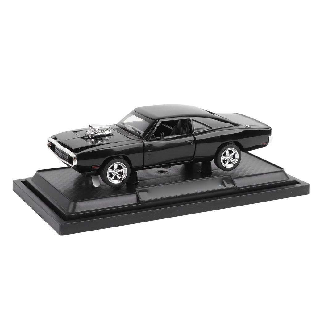 Car Model 1:32 Scale RT Diecast Car Toys for Kids and Adults Birthday Festival Gifts Glossy Black