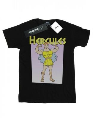 Damen/Damen Herkules Muskeln Baumwolle Boyfriend T-Shirt