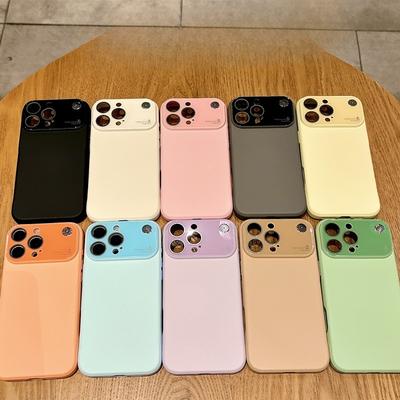Applicable To Apple 17promax Large Window Fragrance Mobile Phone Case IPhone 16 Solid Color Silicone 15 Matte Protective Cover