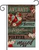 Garden Ags, Welcome Garden Ag, Winter Cardinal Bird Ag Double-Sided Ags for Farmhouse Yard Outdoor Ag Decor-12 X 1 EEL