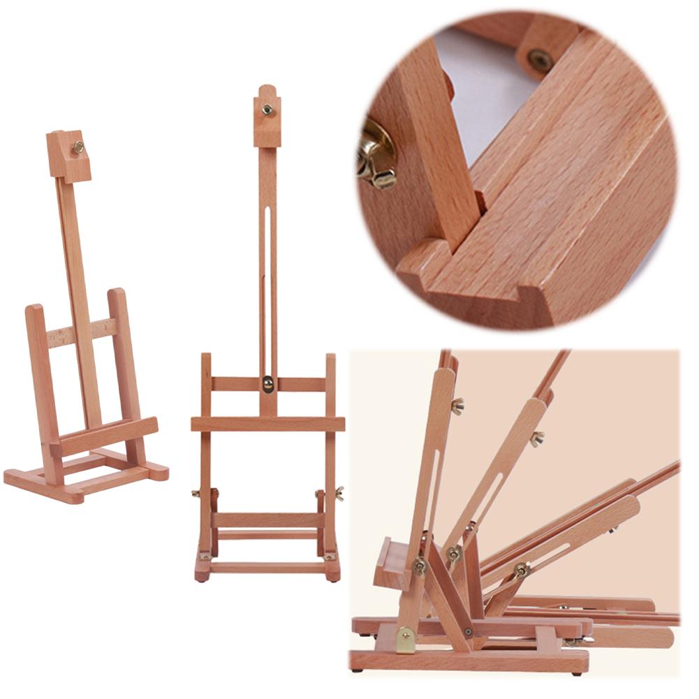 Tabletop Wooden Easel Studio Display Frame Portable Table Easel for Artist Beginners & Teens