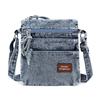 Vintage Denim Bag Women's Multi-Layer Crossbody Mobile Phone Bag Shoulder Bag