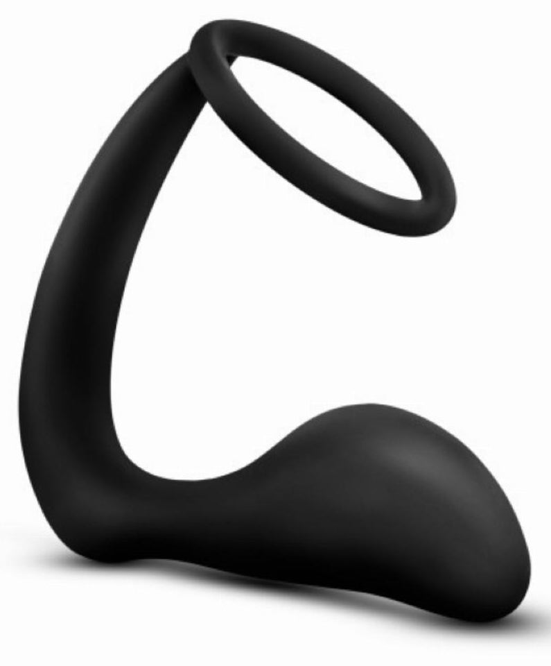 Cockring and Anal Plug Adventures Ring Plus 8 X 3cm - Anal Adventures - Cockrings Plug