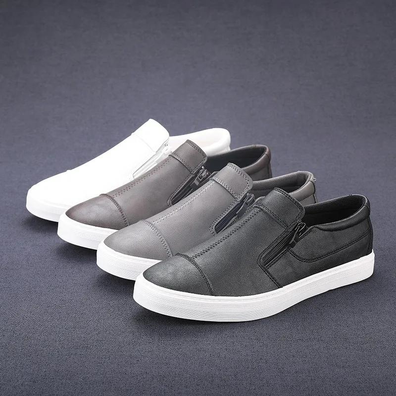 Shoes Man 2025 Trend High Quality Leather Casual Shoes Luxury Comfortable Loafers Fashion  Flats Men Driving Shoes