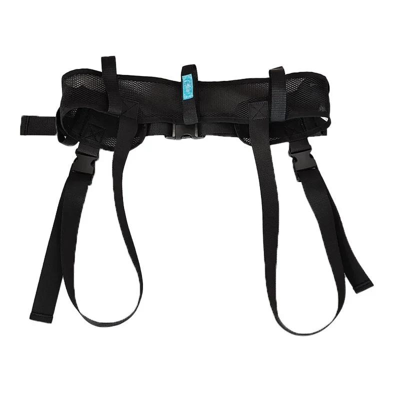 Transfer Gait Belt Standing Lifting Aid Buckle Transfer Belt with Leg Loops for Homecare Injured Seniors Walking Assist