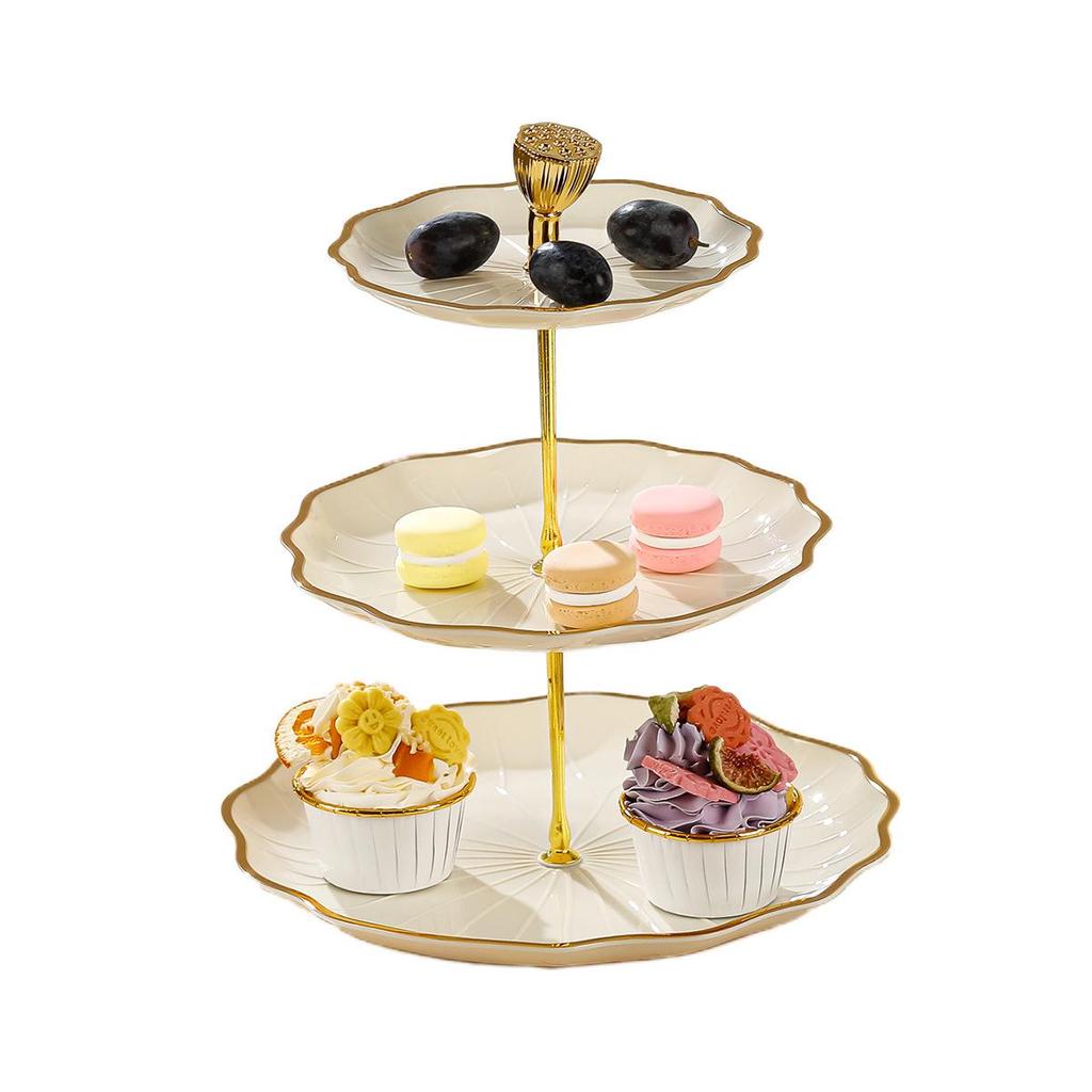 Elegant Multi-Layer Coffee Table Display Stand for Snacks, Fruits, and Desserts
