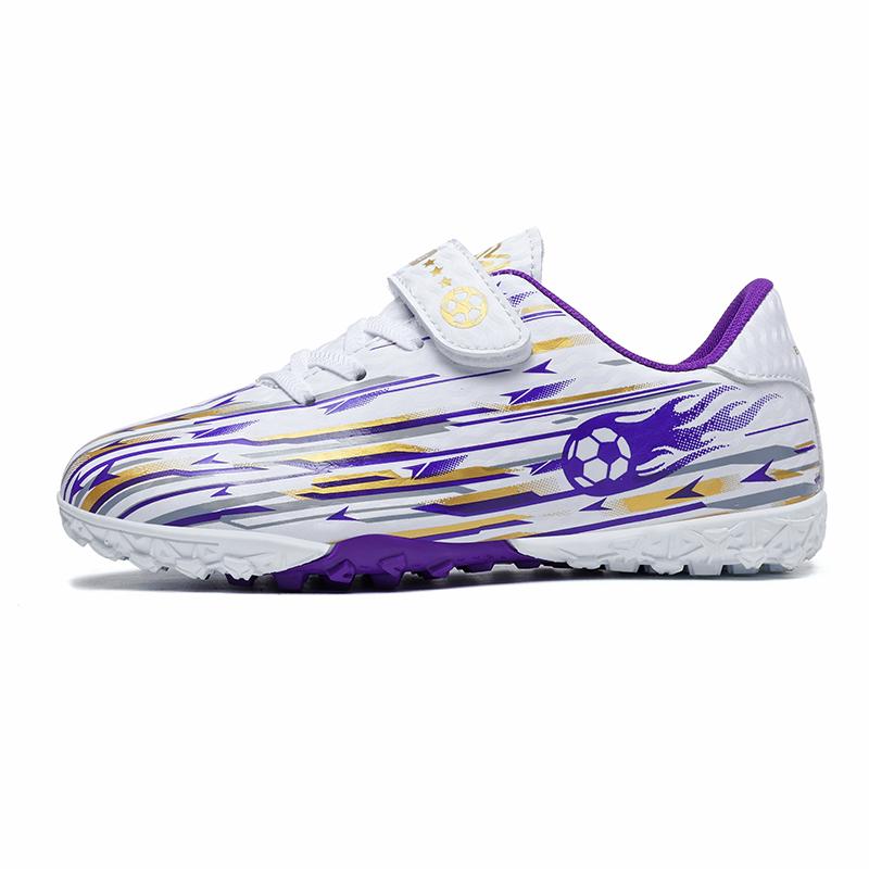 Children Football Sports Shoes Field Sports Resistant Spikes Football Boots Society Long TF/FG Outdoor Professional Boy Football Shoes