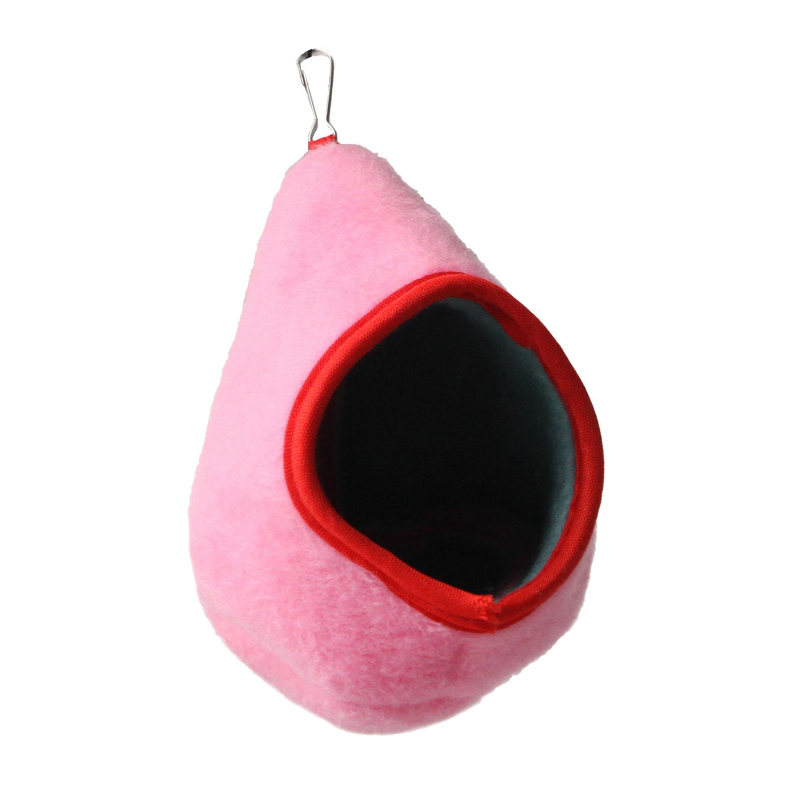 

Hamster Bed, House, Habitat, Hiding Place, Cage, Nest for Gerbils, Small Animals, Ferrets, Flying Squirrels рожевий