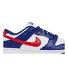 Nike Womens Dunk Low 'USA' (women's sizes) White / Royal / University Red Skate Shoes DD1503 119