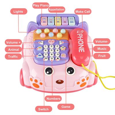 Simulační telefonní hračka pro batolata a děti