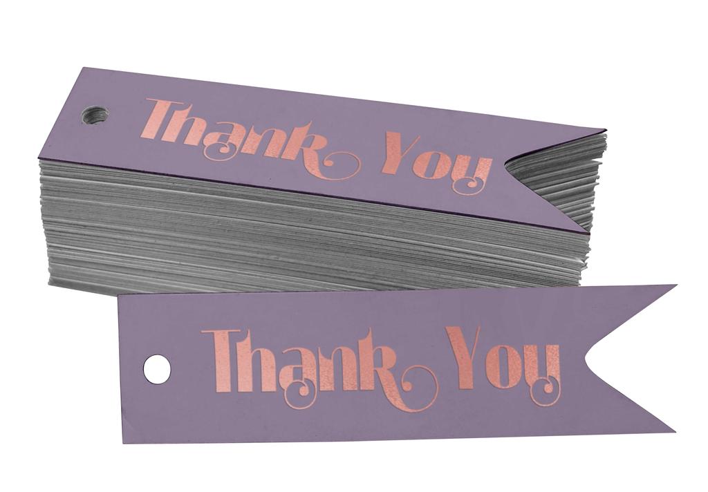 Inkdotpot Gold Foil Paper Hang Tags Thank You Bridal Shower Favor Tags 100