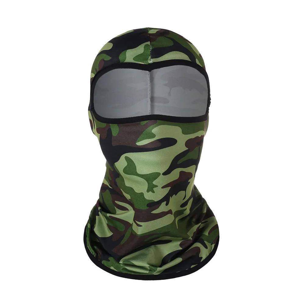 Motorcycle Balaclava Summer Ice Silk Face Mask Moto Breathable Headwear Quick Drying Face Masks Neck Lycra Fleece Skull Mask