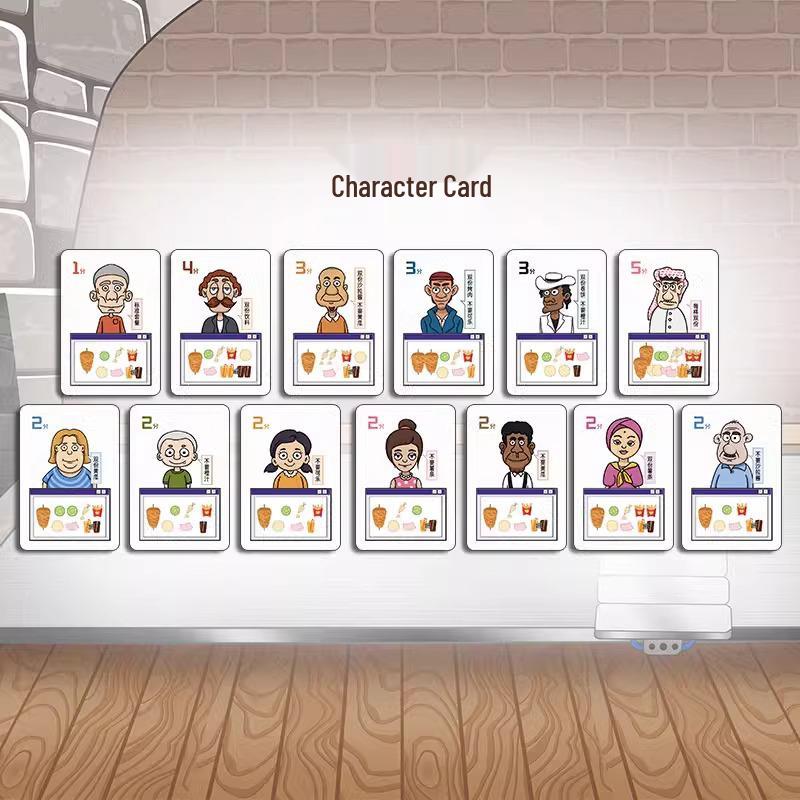 Shawarma Chef Showdown: Ingredient Matching Battle Game for 2-5 Players