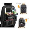 Raksonic Popular Car Seatback Back Seat Car Storage Seatback Pocket with iPad Storage Pocket and Folding Waterproof and Large Black Pocket, Storage,