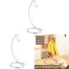 Portable Stainless Steel Banana Holder With Hooks For Kitchen Counter And Office Desk Use