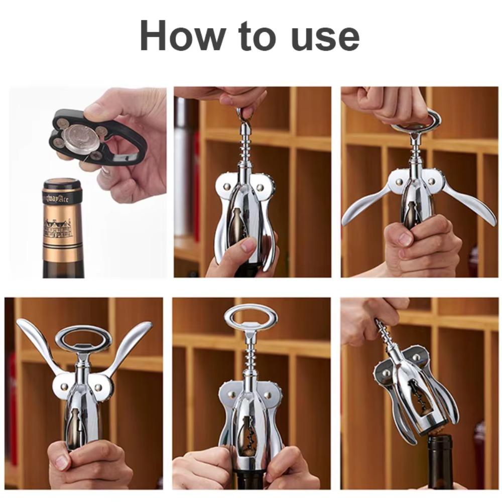 Hand Movement Wine Opener Multi-functional Beer Driver Cork Remover Champagne Bottle Opener  Home
