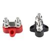 5/16" Terminal Studs M8 48V Terminal Block Busbar Ulated Double Type Distribution Studs Positive and Negative RV