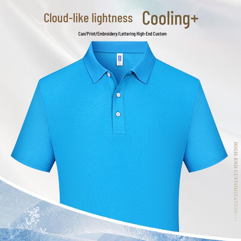 

Unisex Breathable Short Sleeve Polo Work Shirt L