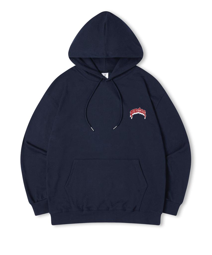Quantum Oversized Brushed Print Hooded Sweatshirt