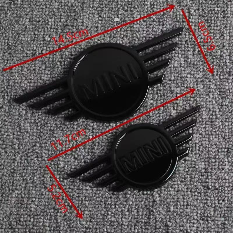

Car Body Trunk Tail Stickers Emblem Accessories For Mini Cooper JCW Works R56 R50 F54 F55 F56 F57 F60 R52 R53 R55 1pcs 14.5cm