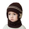 Knitted Baby Hat With Earmuff Warmth For Winter Childrens Headgear