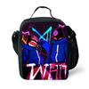 Classic Popular Novelty Funny Friday Night Funkin 3D Printed Picnic Bag Lunch Box Lunch Tote Bag School Food Bags