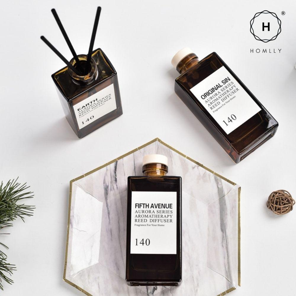 HOMLLY Khanid Collection Aroma Scented Reed Diffuser (140ml) (X2 PCS)