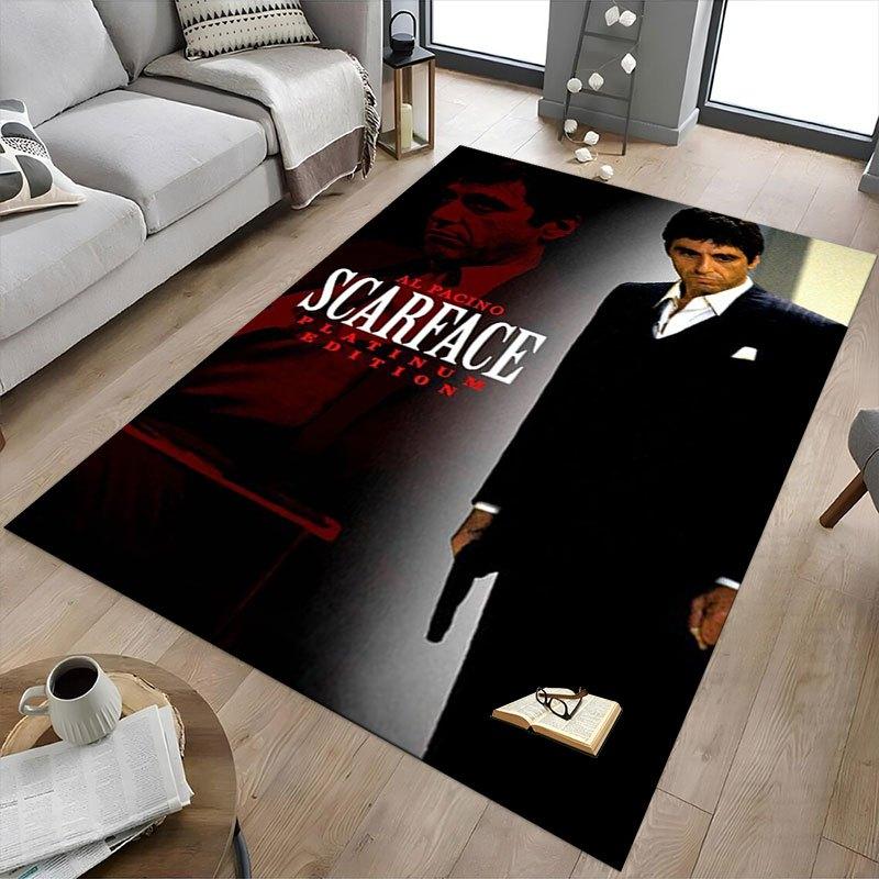 1pz Tappetino per Sedia da Ufficio Scarface Morbido, Confortevole, Per Tutte le Stagioni, Perfetto per la Casa, la Camera da Letto o l'Arredamento dell'Ufficio, Regalo Perfetto per