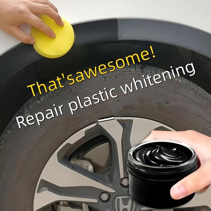 1vnt automobilio plastiko restauratorius – juodai baltai blizgantis, prietaisų skydelis ir salono atnaujinimo alyva