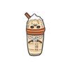 Unique Geometric Skeleton Cup Ice Cream Brooch Pin For Halloween Fashion Accessory
