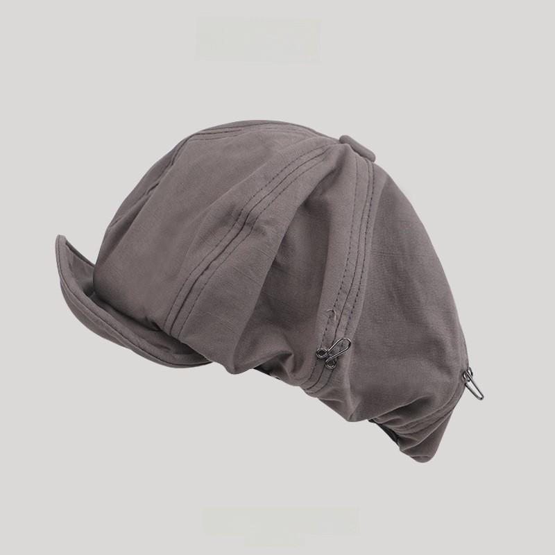 Designer Beret Hat For Women With Sun Protection And Foldable Cotton Summer Style