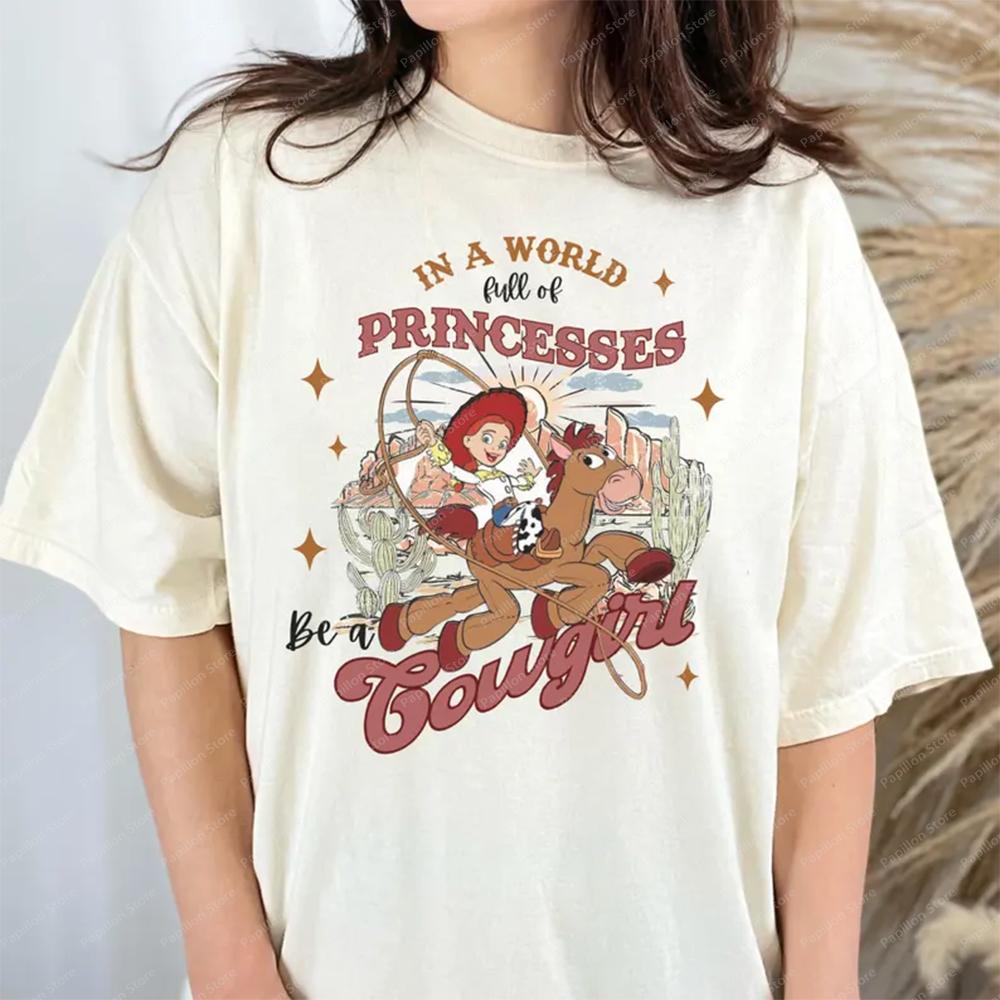 Jessie And Bullseye Cotton Sweatshirt Tee Toy Story Family Top Funny New Hot Cowgirls T Shirt Gift 2026 Clothes Matching