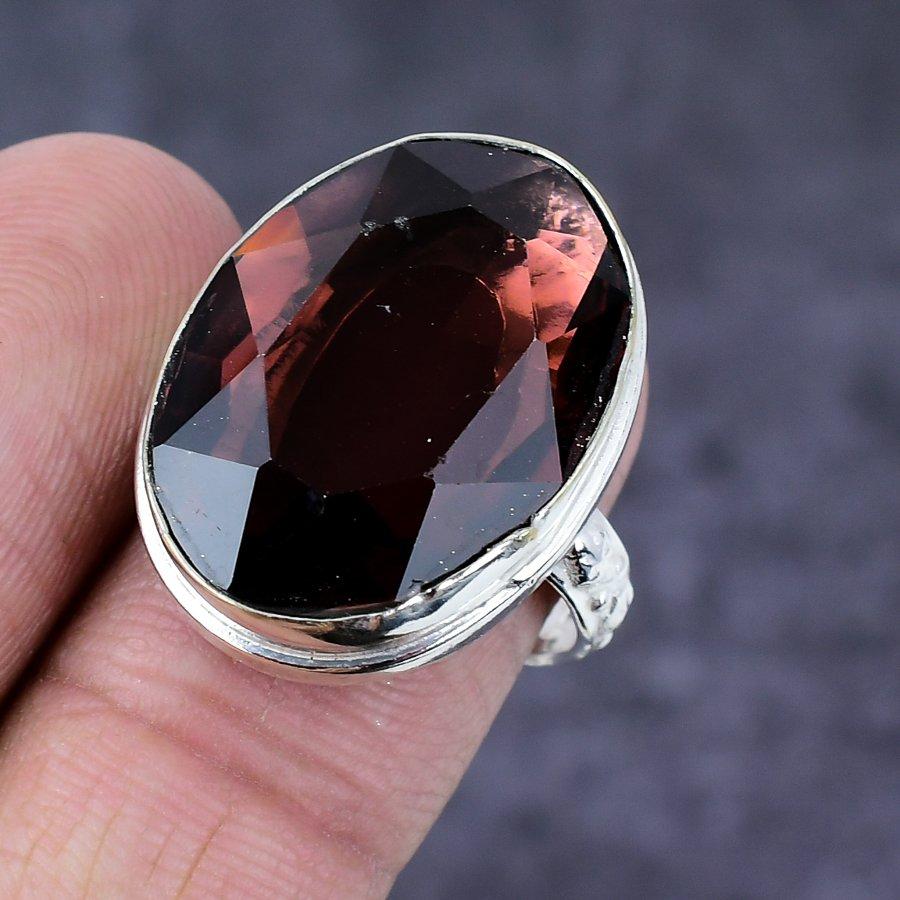 Morganite Gemstone 925 Sterling Silver Gift Jewelry Ring Size 10