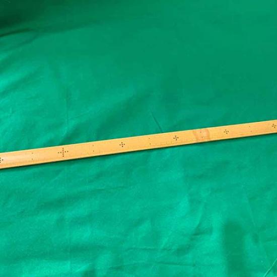 Nunojin Made in Easy to Handle Plain Oxford 108cm Cotton Club, Japan, Multi-Purpose, Cloth, Wide, 100% (Middle Green, 5m)