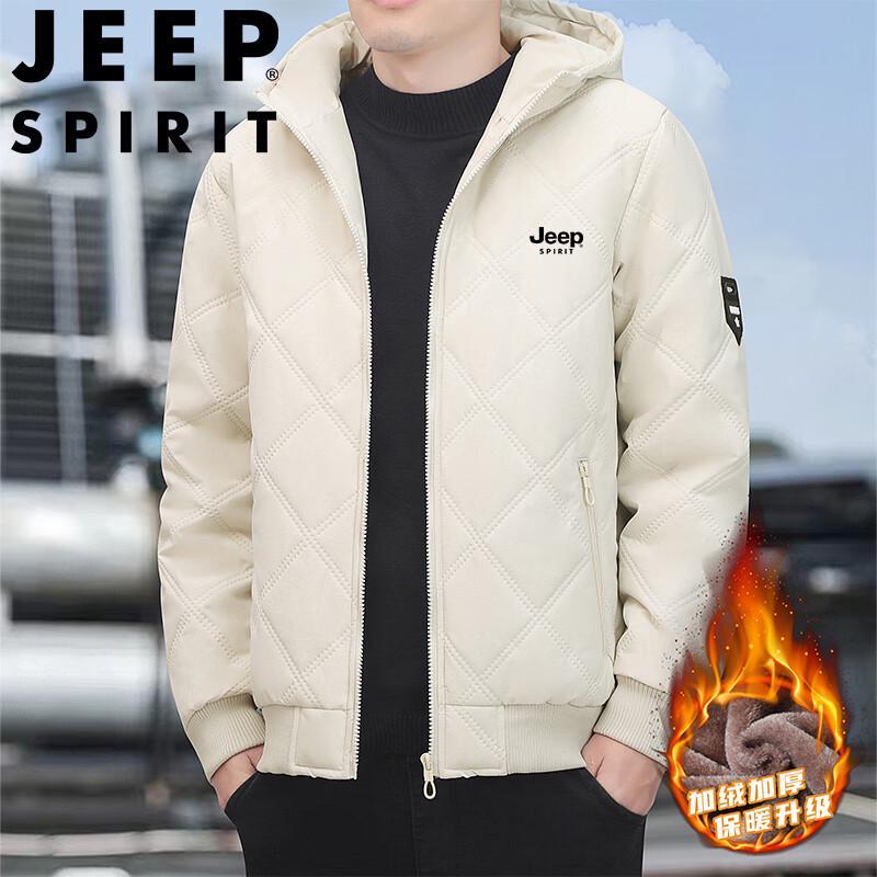 JEEP SPIRIT Men's Hooded Padded Jacket