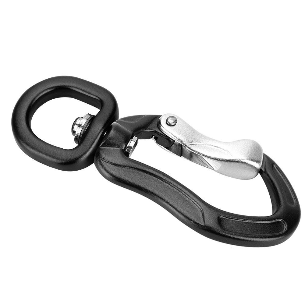 Multifunctional Aluminium Alloy Carabiner Outdoor Mountaineering Safe Lock D Buckle Blue