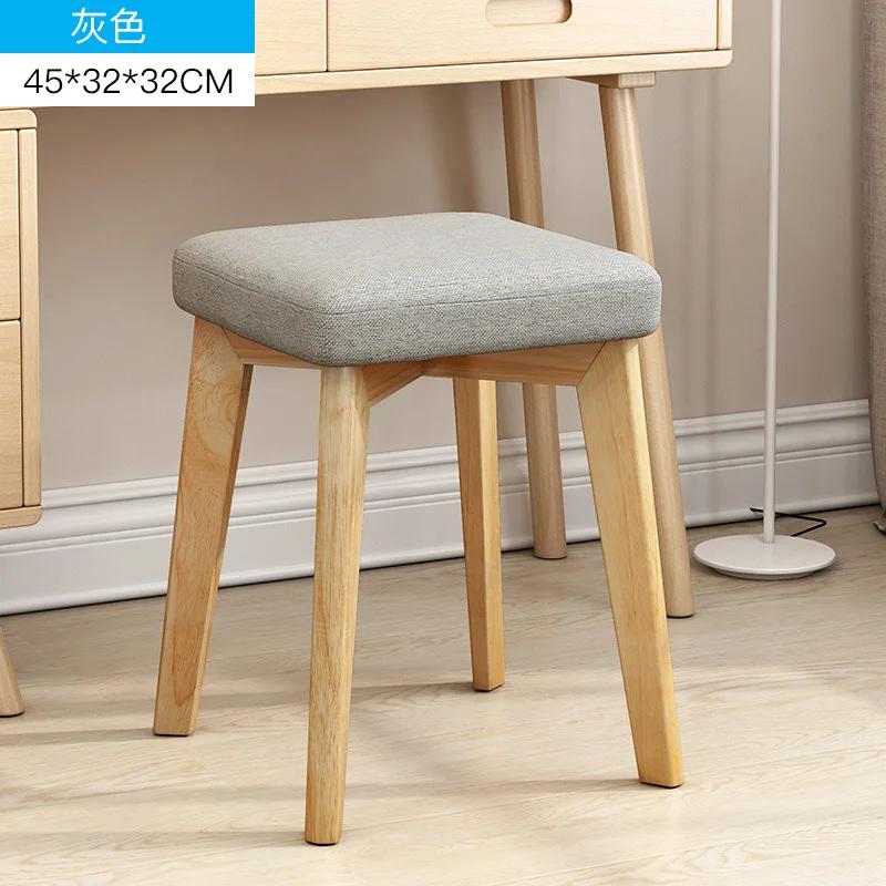 

Woodl Твердый Деревянный Пуф Подставка Для Ног Мягкое Сиденье Диван Подставка Для Ног Стойка Табурет Барный Табурет Обеденный Табурет Стул