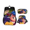 True and the Rainbow Kingdom backpack, pencil case, shoulder bag, 3Pcs set, cartoon print, kindergarten, children and students