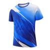 Men's and Children's Short Sleeve Sports Jersey for Badminton and Table Tennis - Summer Training and Competition Team Uniform