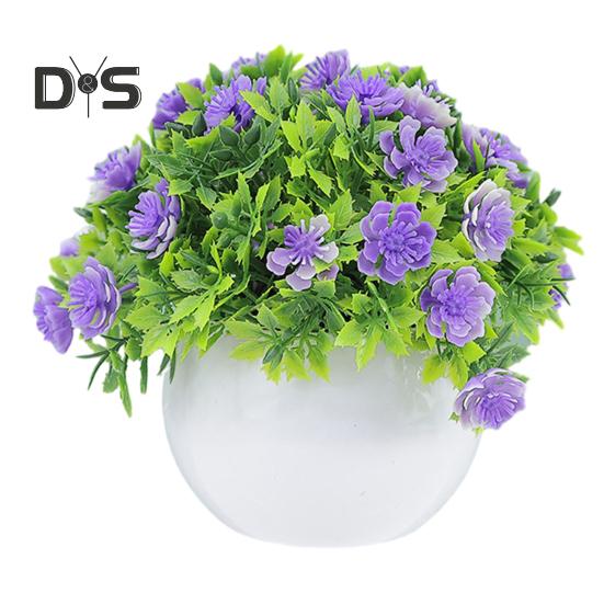 Fake Potted Plant Realistic Durable Artificial Bonsai Ornament for Home Office Patio Desktop Decoration