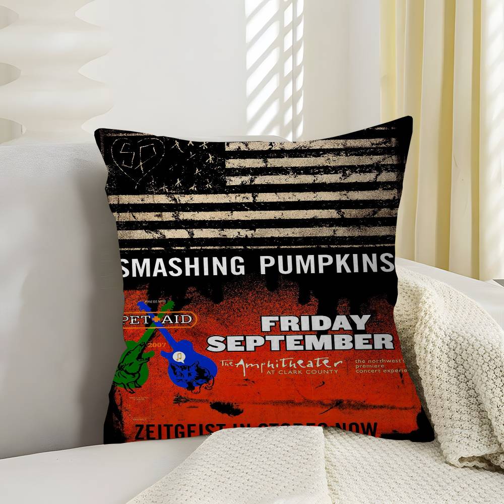 Classic Alternative Rock Band TThe SSmashing PPumpkins Cushion Sofa Cushions Decorative Throw Pillows Home Pillowcover