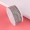 Sigu Sanhua Tibetan-Style Star & Moon Bodhi Cotton Thread - Non-Elastic, Wear-Resistant DIY Weaving Rope