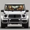 Windshield Sunshade Skull 130x70cm Car Front UV Protection for Summer Heat Reduction Family Road Trip