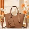 Retro large capacity portable messenger women's bag