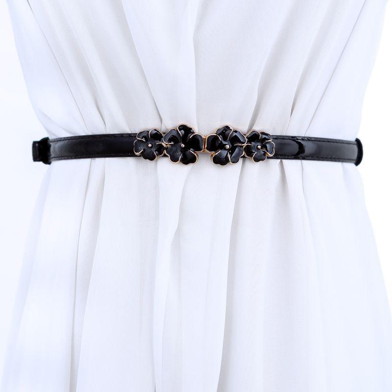 Versatile Timeless And Black Dress For Women With Decorative Waist Belt Ideal For Fashion Enthusiasts
