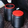 Foldable Car Trash Can Mini Portable Garbage Storage Box Retractable 4L Multifunction Foldable Bucket Auto Interior Accessories