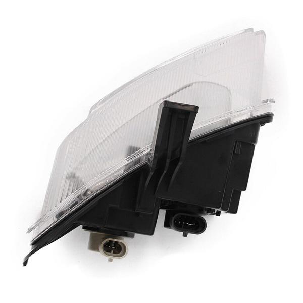1 Pair Black & Transparent ABS Daytime Running Lights for Car Front Bumper & Headlights None