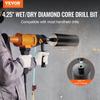 Core Drill Bit, 4.25" Wet/Dry Diamond Core Drill Bits for Brick and Block, Concrete Core Drill Bit with Pilot Bit Adapter and Saw Blade, 9.5" Drilling