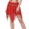 Comfortable Lightweight Polyester Belly Dance Skirt with Sequins for Extended Wear During Practice and Performances