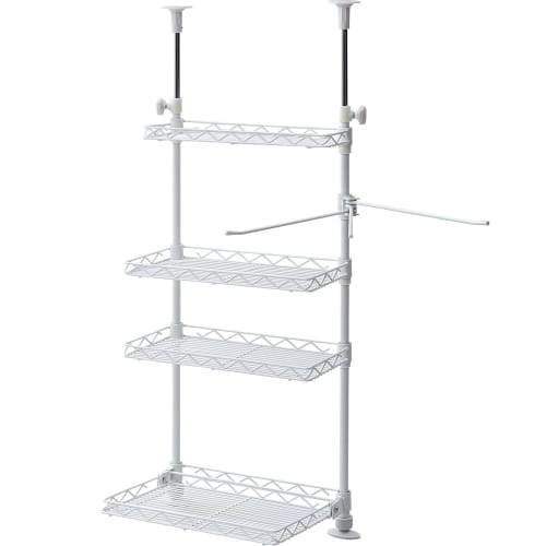 YAMAZEN Tension Kitchen Rack, 30cm Wide, White, TKRO-304*(WH)